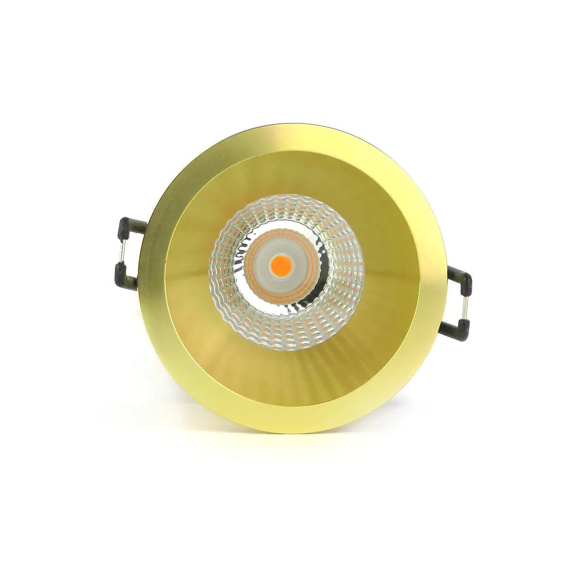 Gouden LED Inbouwspot 5W 3000K warm wit ⌀80mm Anti glare