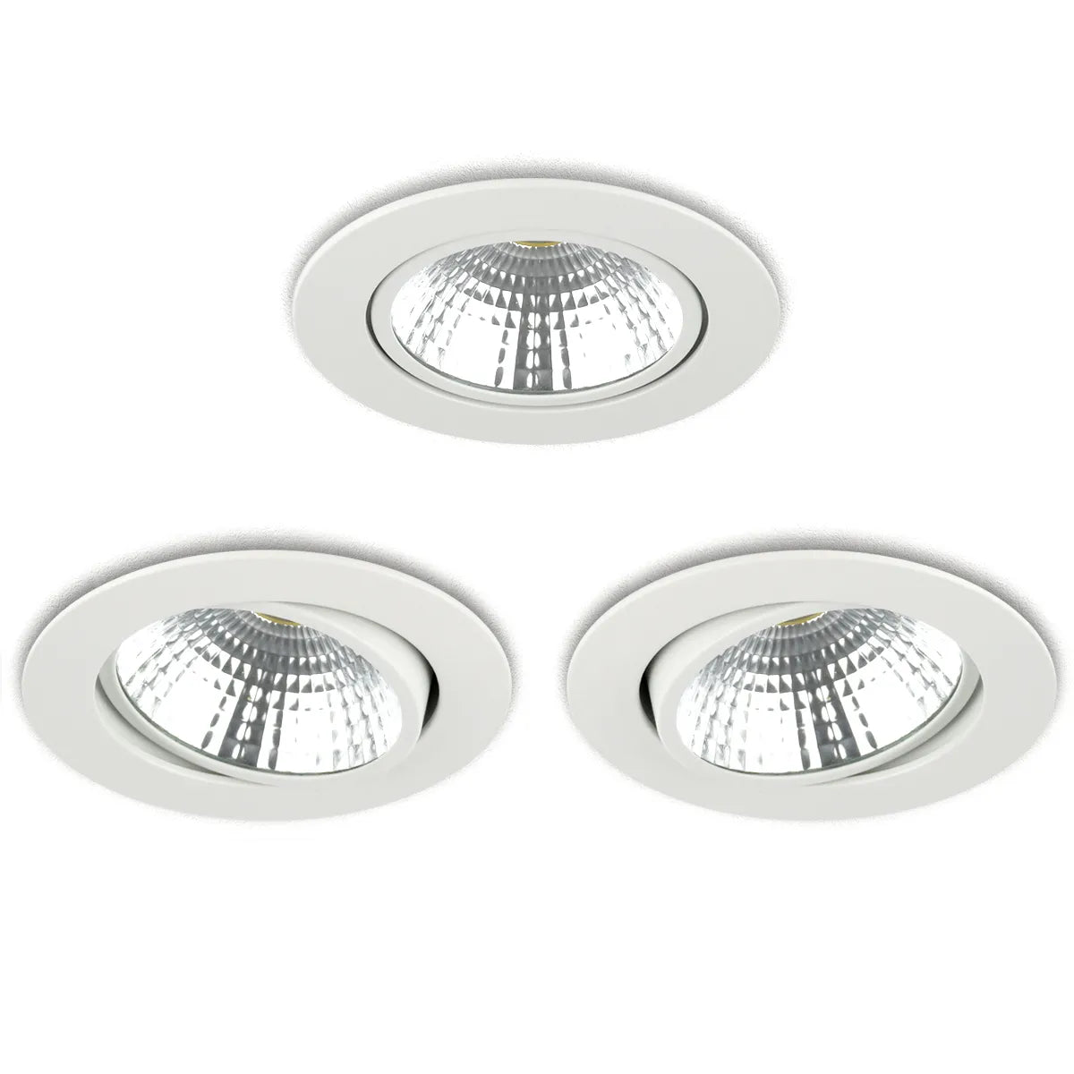 LED Inbouwspot 7W ⌀110mm dimbaar kantelbaar