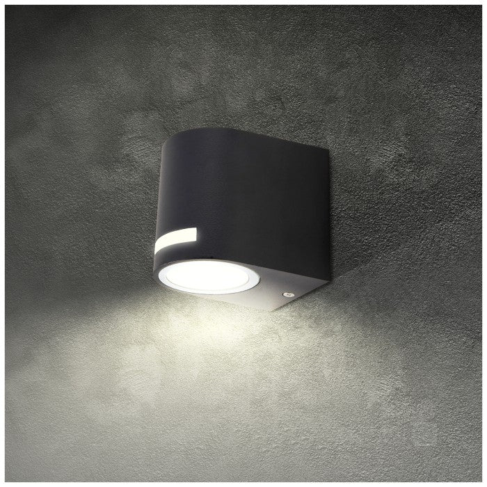 LED Wandlamp Half rond 80mm GU10 IP44