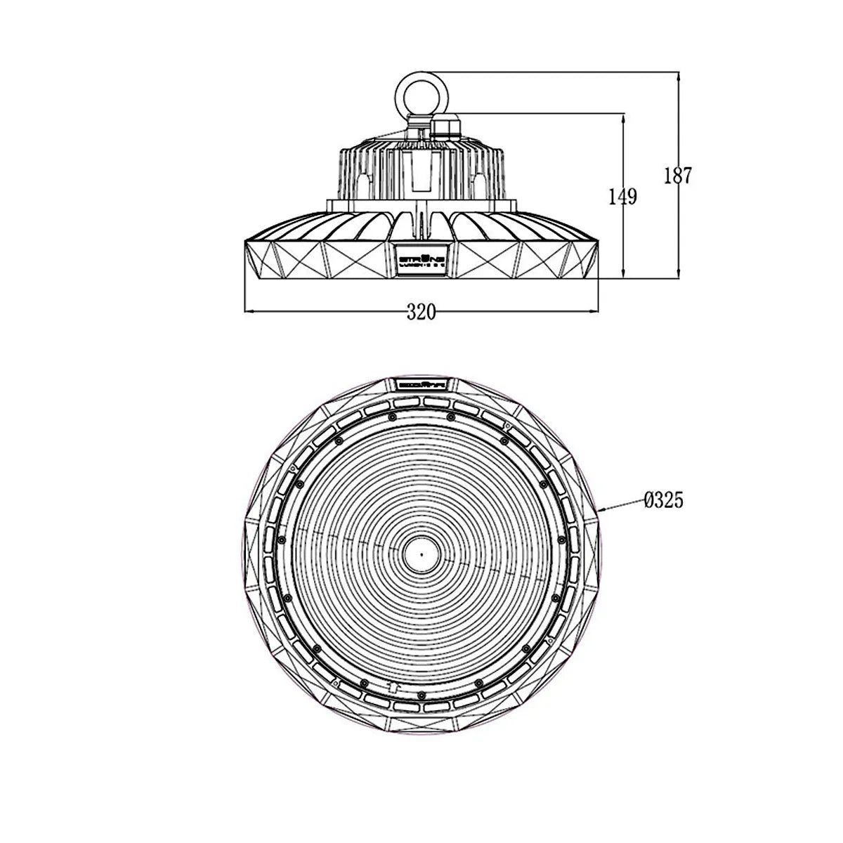 LED UFO Highbay 150W Primary Advanced 175lm/W Flikkervrij