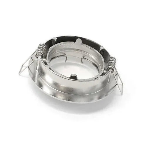 LED Inbouw armatuur GU10 IP20 zilver ⌀84mm kantelbaar