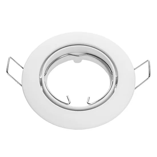 LED Inbouw armatuur GU10 IP20 wit ⌀84mm kantelbaar