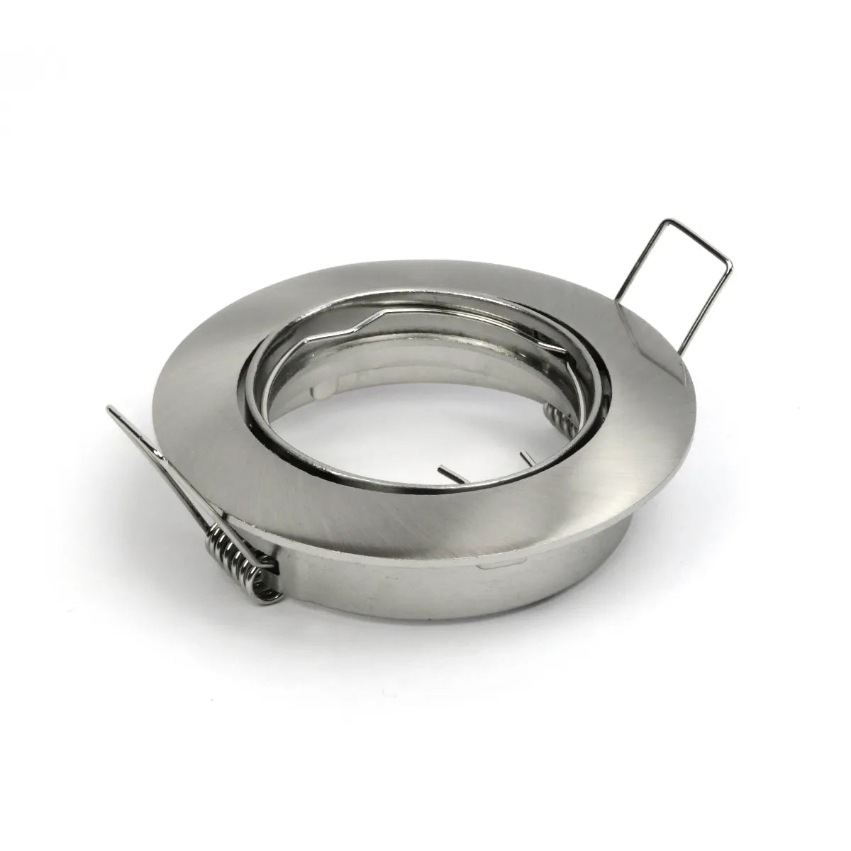 LED Inbouw armatuur GU10 IP20 zilver ⌀84mm kantelbaar