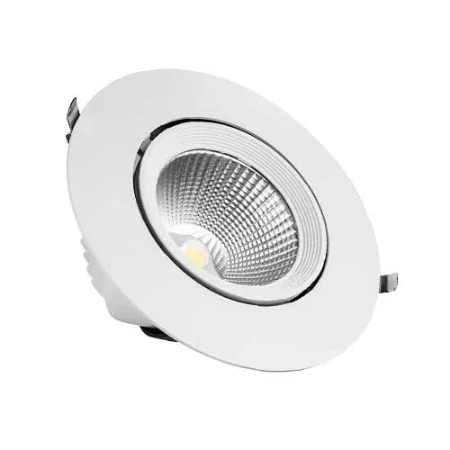 LED Banaan inbouwspot 30W ⌀165mm 45° Kantelbaar 360° Draaibaar