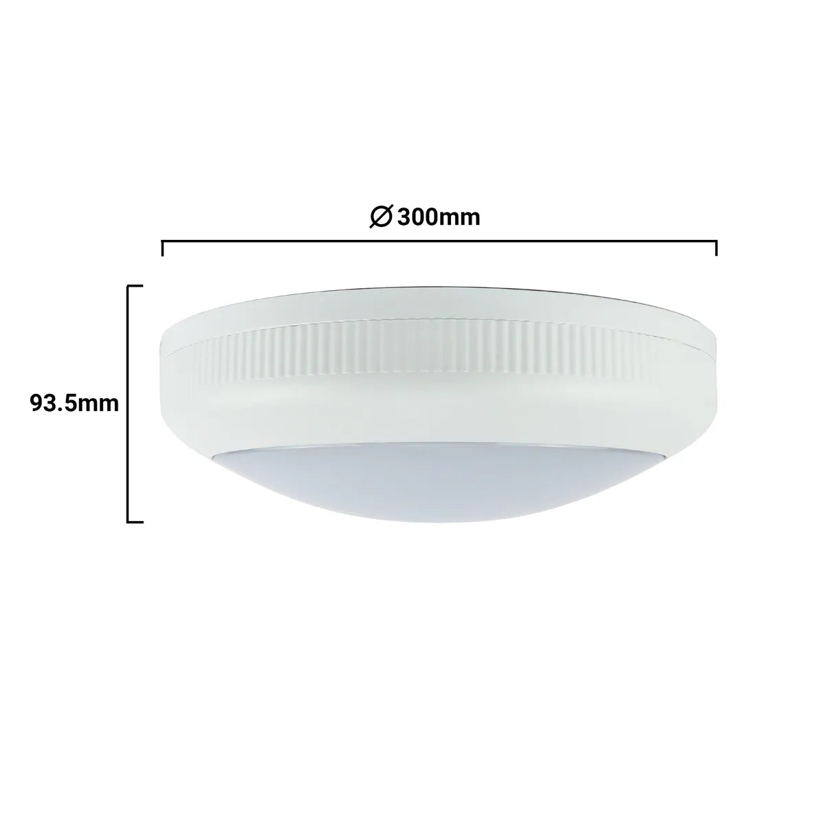 LED Bulkhead opbouw IP66 IK08 waterbestendig 30cm 20W
