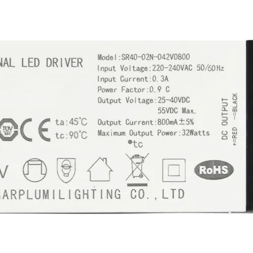 LED Driver Basic 36W 800mA / 40W 900mA / 45W 1050mA
