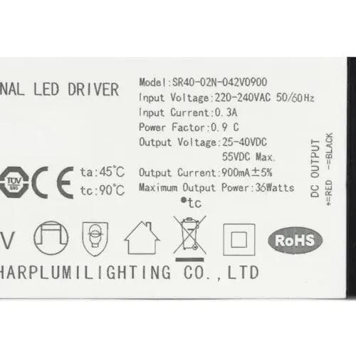 LED Driver Basic 36W 800mA / 40W 900mA / 45W 1050mA