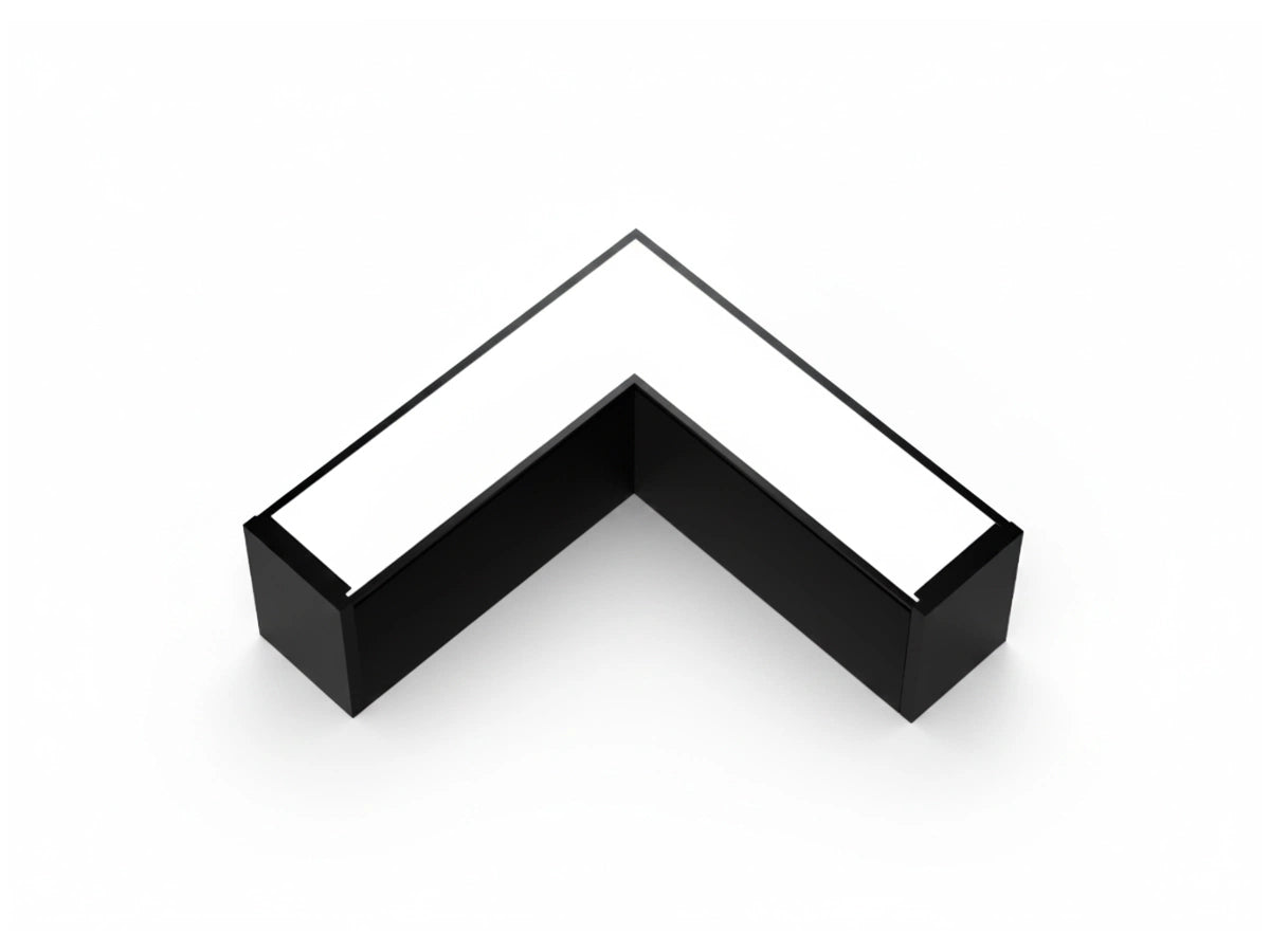 L-Koppelstuk voor LED Lichtbalken 90° | Hoekverbinder voor Vierkanten & Kaders