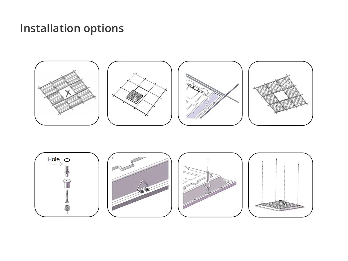 WiFi LED Paneel 60x120cm CCT 2900K - 6000K 40W 100lm/W