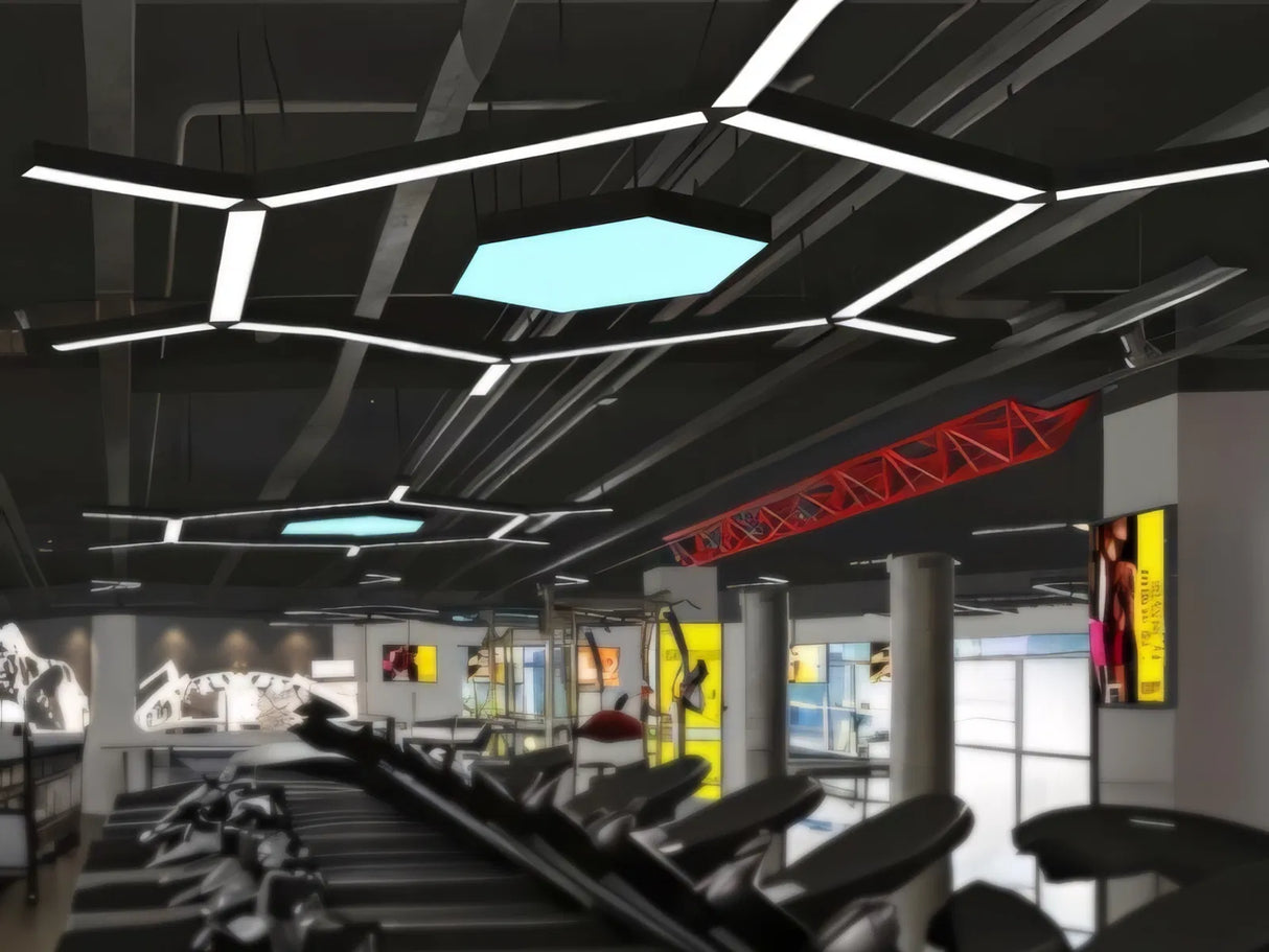 Hangende LED Lichtbalk zwart 150cm 48W Koppelbaar