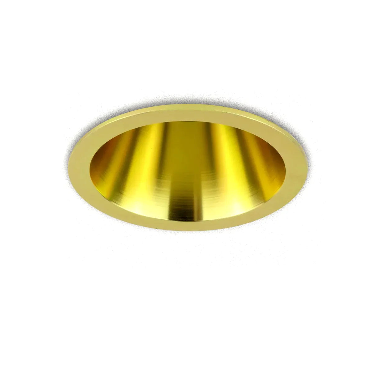 Gouden LED Inbouwspot 5W 3000K warm wit ⌀80mm Anti glare