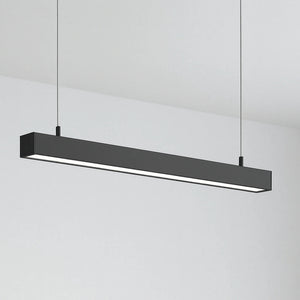 Hangende LED Lichtbalk zwart 60cm 18W Koppelbaar