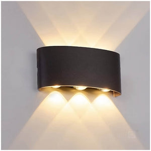 LED Wandlamp 6W Bi-directioneel 180° 166x79mm IP54