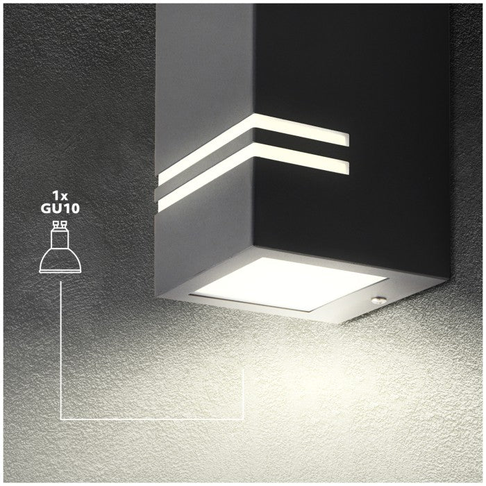 LED Wandlamp 150mm GU10 IP44 voor binnen en buiten