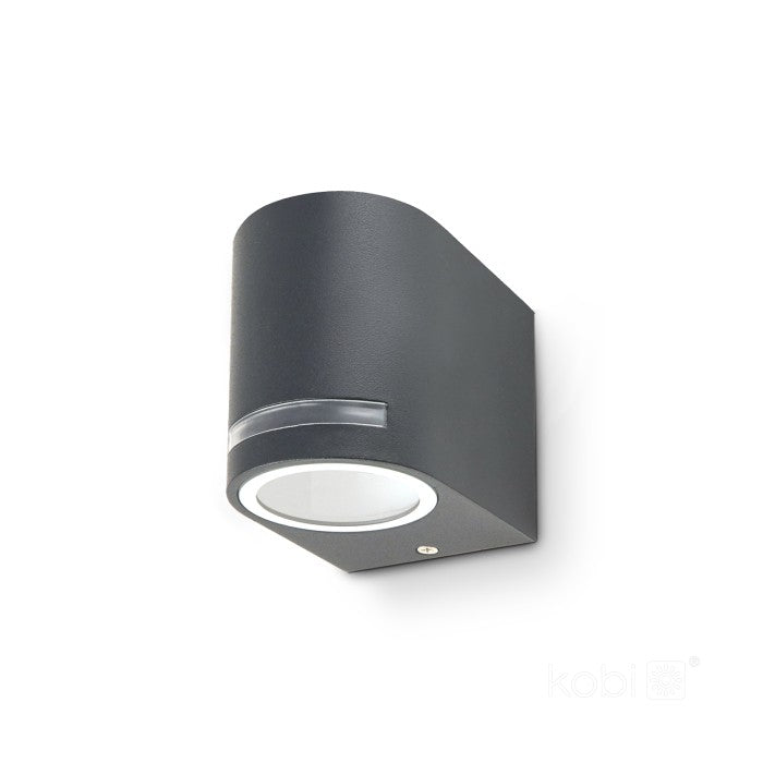 LED Wandlamp Half rond 80mm GU10 IP44