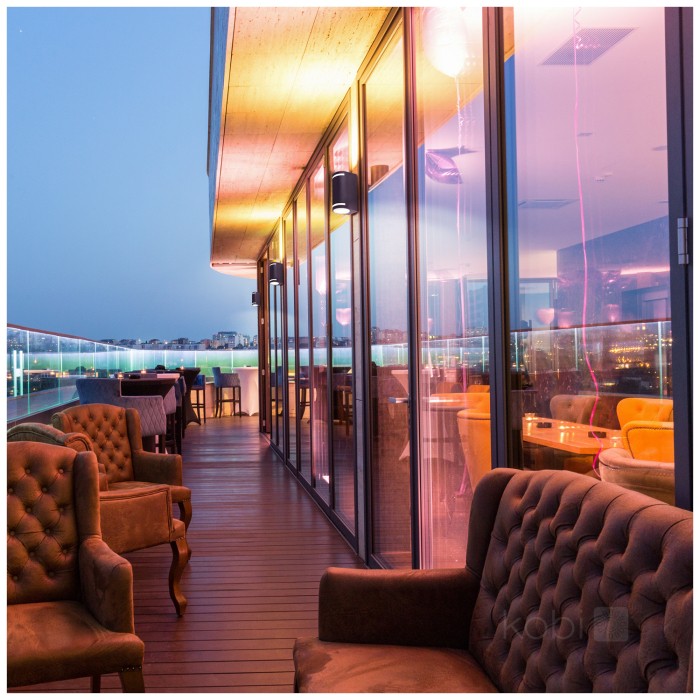 LED Wandlamp Bi-directioneel Half rond 150mm GU10 IP44