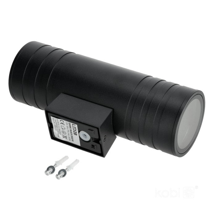 LED Wandlamp Bi-directioneel 90x260mm Rond  GU10 IP54