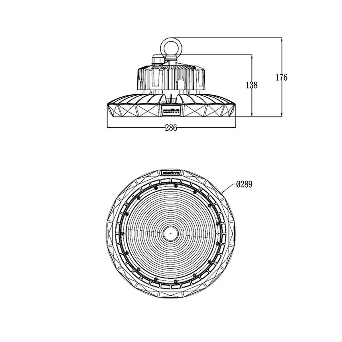 LED UFO Highbay 110W Primary Xtreme 190lm/W Flikkervrij