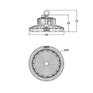 LED UFO Highbay 110W Primary Xtreme 190lm/W Flikkervrij