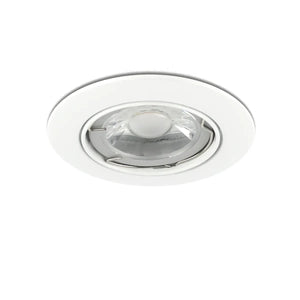 LED Spotlight Fixture GU10 IP20 ⌀84mm white tiltable