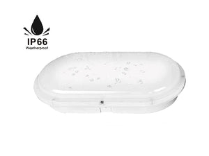 LED Bulkhead 272x145mm Ovaal  24W | IP66