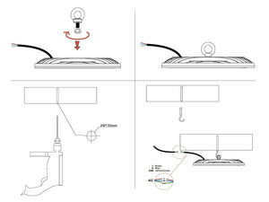 LED UFO Highbay Basic 150W | 120lm/W