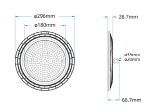 LED UFO Highbay Basic 150W | 120lm/W