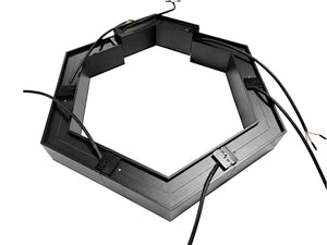 L-Koppelstuk voor LED Lichtbalken 120° | Hoekverbinder voor o.a. Hexagons
