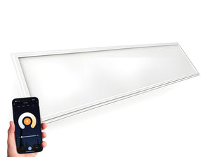 WiFi LED-Panel 30x120cm, CCT, 3000K-6000K, 50W, 100 lm/W, kantenbeleuchtet