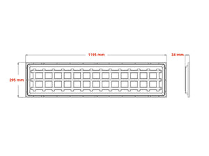 LED Paneel 30x120cm 25W 200lm/W