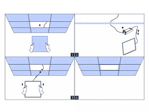 LED-Panel 62x62cm 40W 140lm/W X-High Lumen