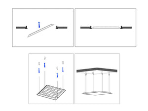 LED-Panel 60x120cm UGR<19 60W 110lm/W