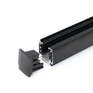 End cover for LED Track light systems