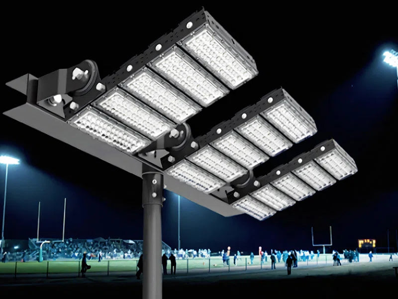 LED Sports Lighting 750W Adjustable Tilt 170lm/W with Philips Driver