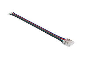 LED Strip COB RGB Connector met Kabel | 10mm