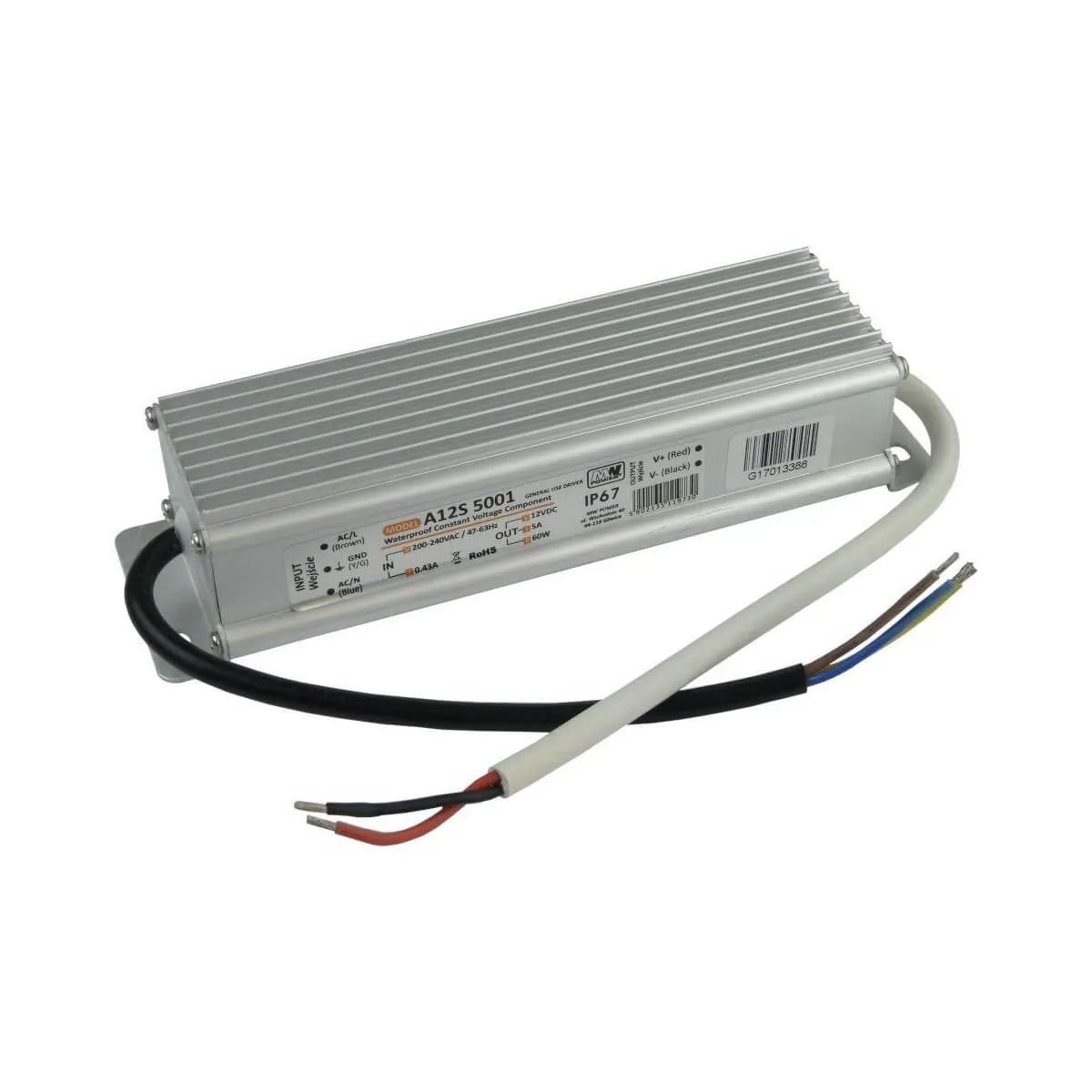 Alimentation pour bande LED étanche IP67 60W