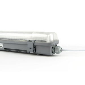 Luminaire fluorescent LED T8 résistant à l'eau 120 cm simple