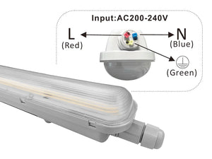 LED Tri-proof 120cm 36W IP65 Philips-driver 190lm/W