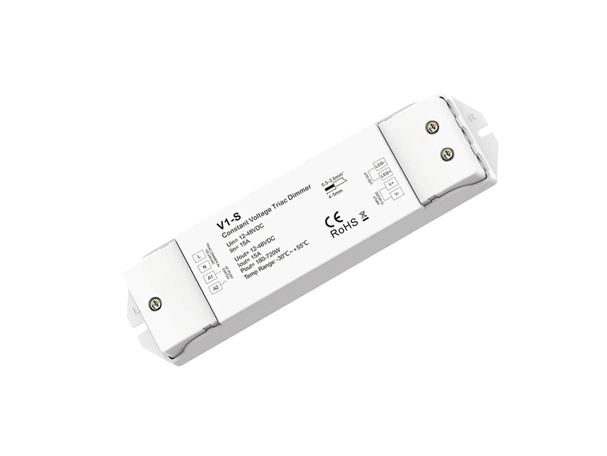 Dimbare LED Strip controller AC100V-240V 15A - voor Wit licht