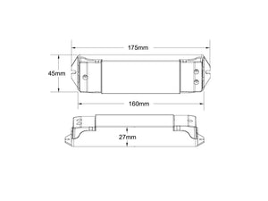 Dimbare LED Strip controller AC100V-240V 15A - voor Wit licht