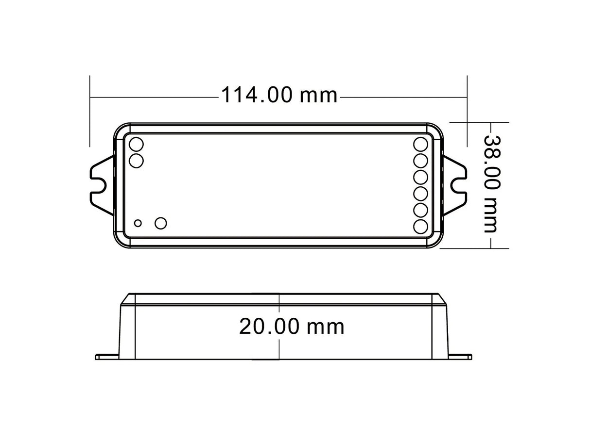 WiFi LED Strip controller - voor Wit & Gekleurd licht