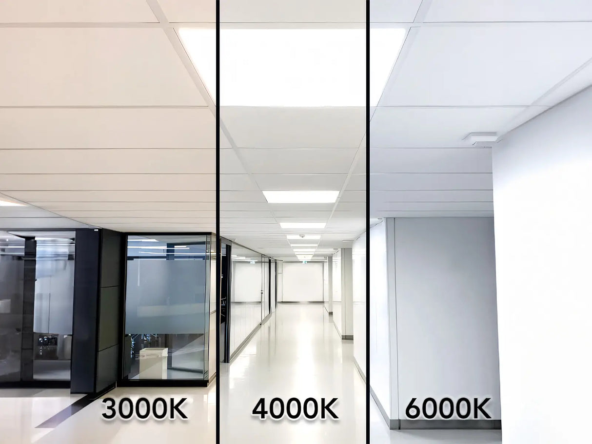 WiFi LED-Panel 60x60cm, CCT, 3000K-6000K, 36W, 100 lm/W, kantenbeleuchtet