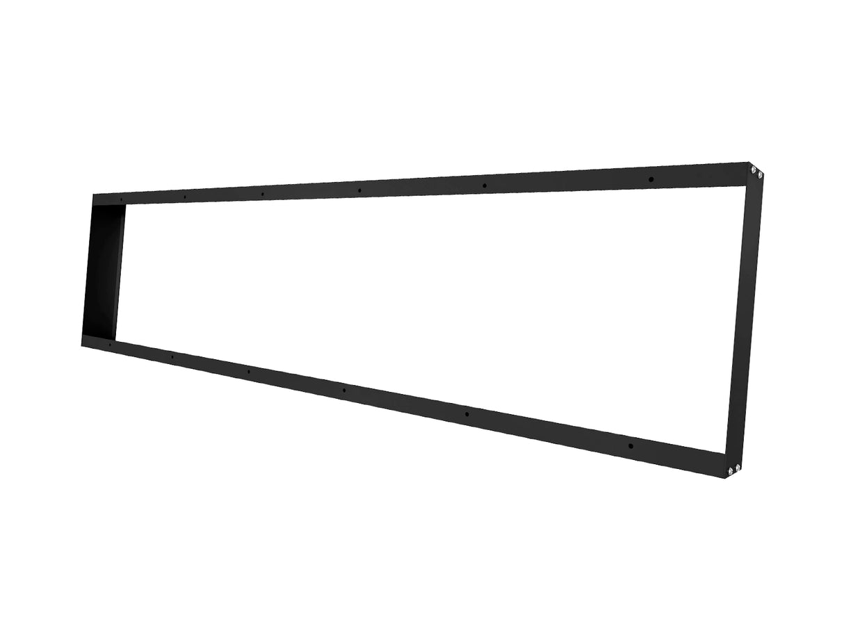LED Paneel opbouw frame 30x120cm zwart