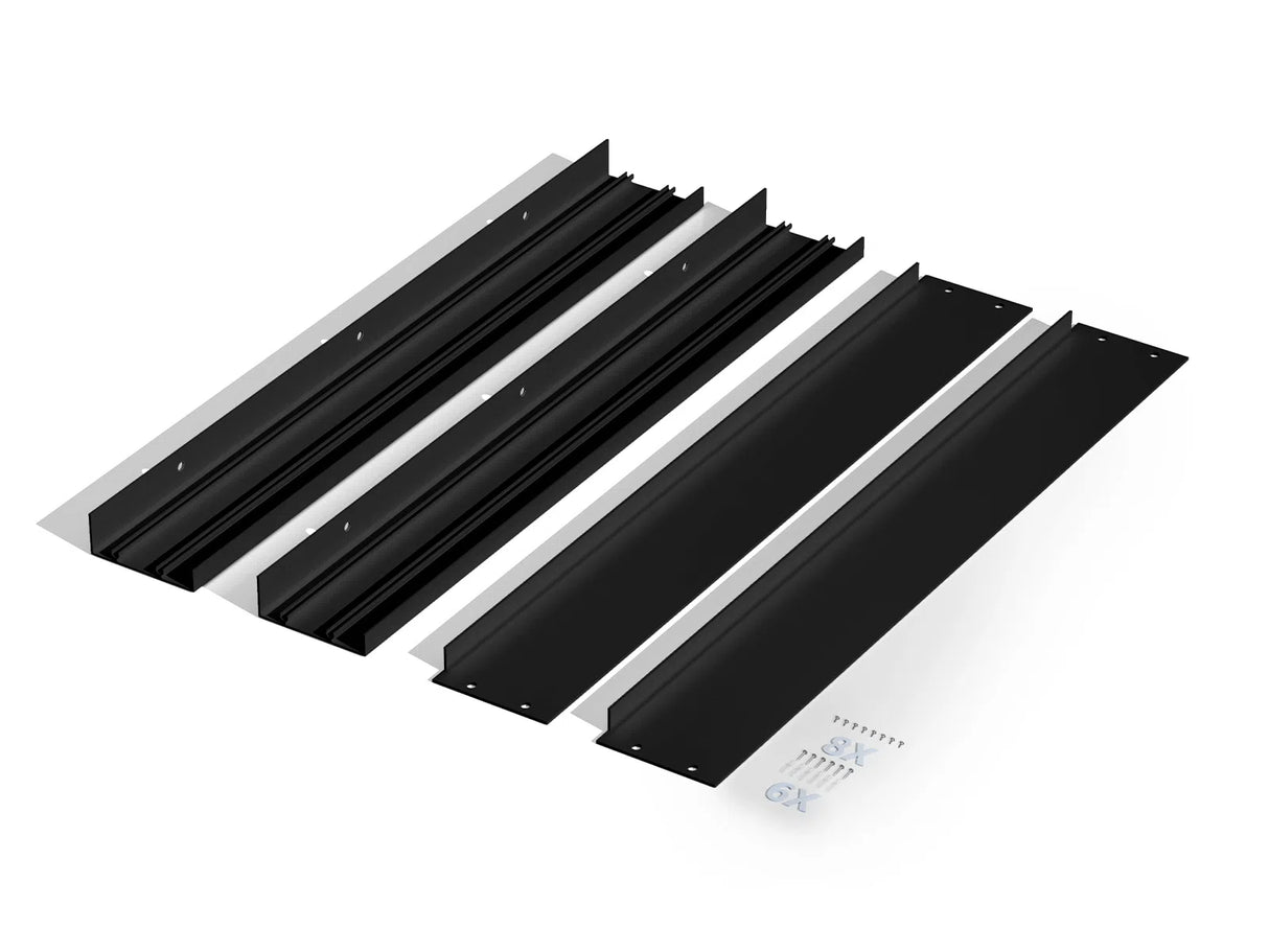 Back-lit LED Paneel opbouw frame 60x60cm zwart