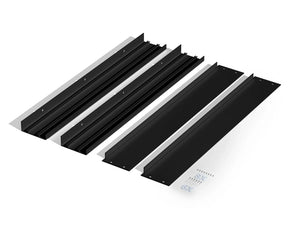 Back-lit LED Paneel opbouw frame 60x60cm zwart