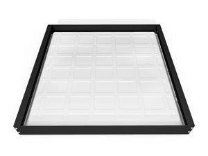 Back-lit LED Paneel opbouw frame 60x60cm zwart