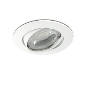 LED Spotlight Fixture GU10 IP20 ⌀84mm white tiltable